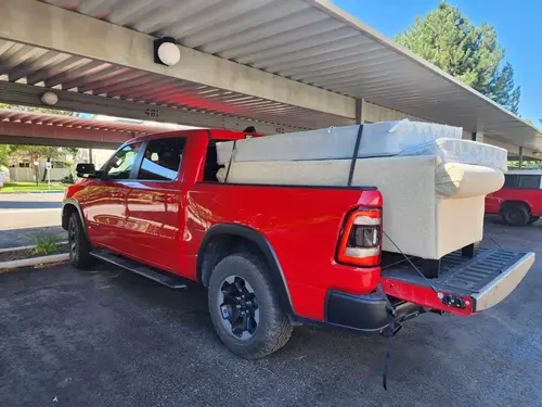 On the way to deliver a house full of furniture to a mom and her 2 kids